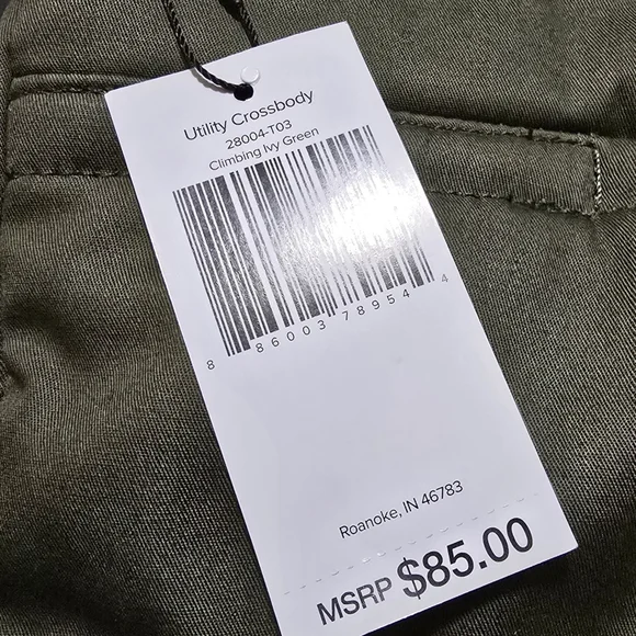 Vera Bradley Olive Climbing Ivy Green Crossbody Bag - Picture 2 of 2